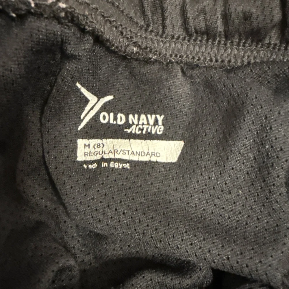 Old Navy Boys Athletic Basketball Shorts Size 8 Black